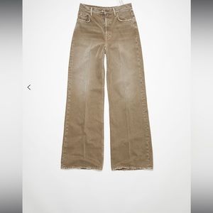 NWOT Acne Studios Beige RELAXED FIT JEANS Size 26 Length 30